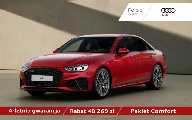 warmińsko-mazurskie Audi A4 cena 219891 przebieg: 8, rok produkcji 2024 z Kołobrzeg